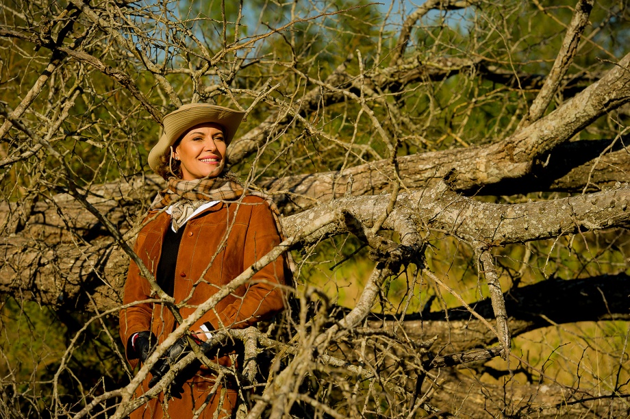 Patricia Naves para Caras  Julio de 2010 Mala Mala Kruger Park