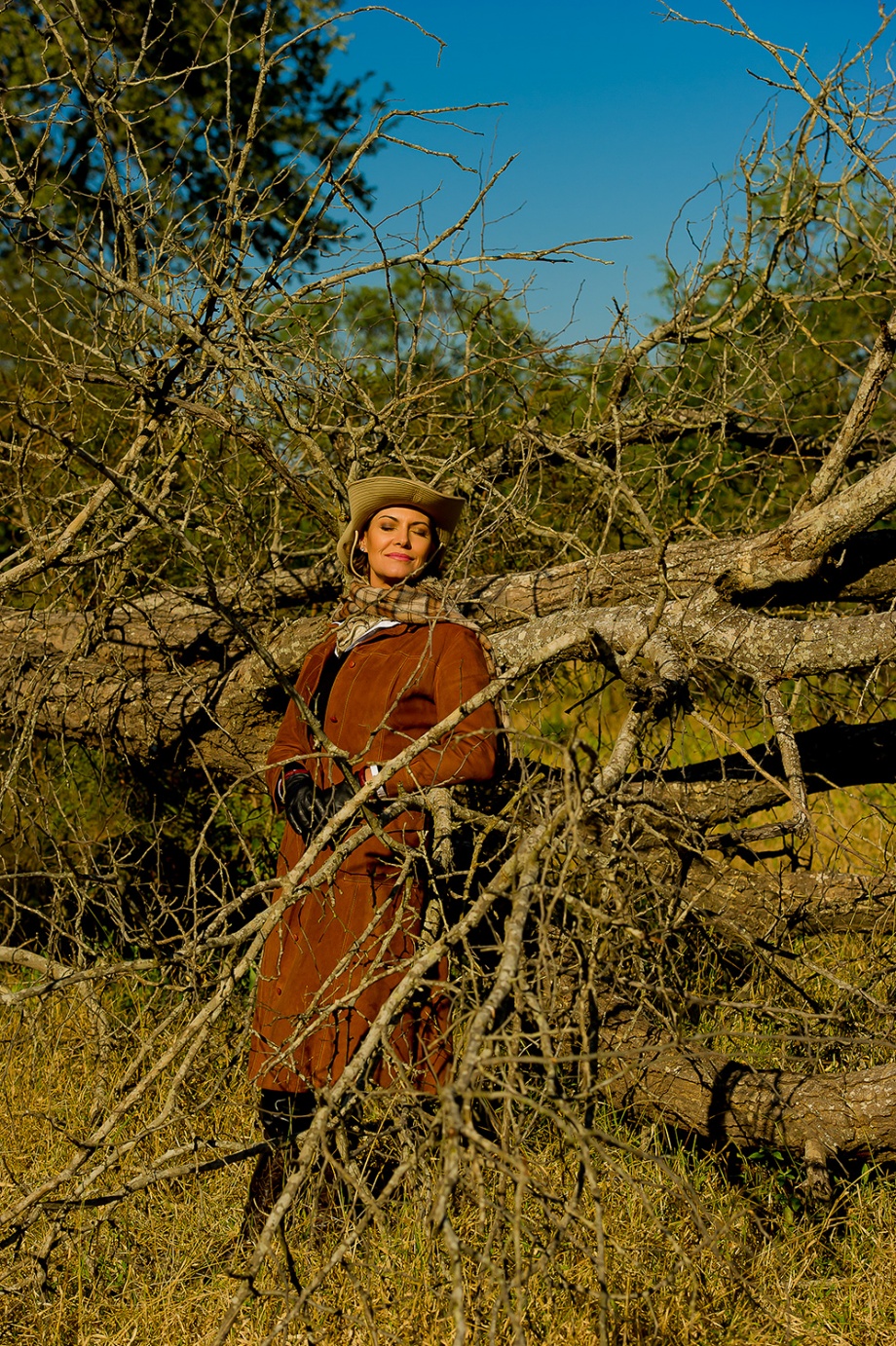 Patricia Naves para Caras  Julio de 2010 Mala Mala Kruger Park